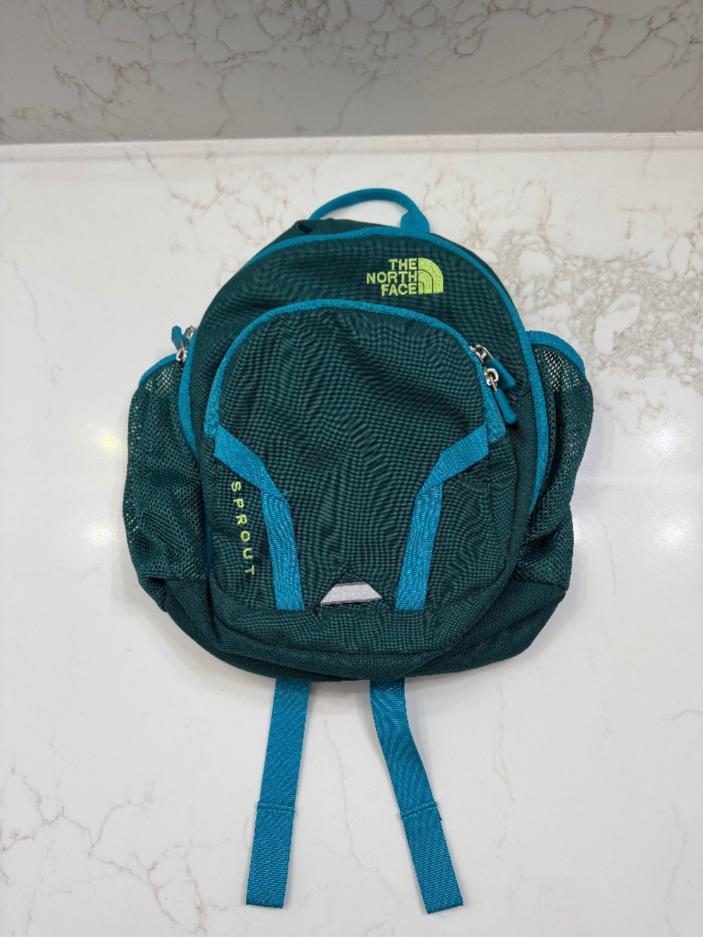 The North Face Sprout Mini Backpack Green School Travel Bag